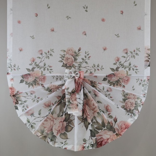 Firana panelowa wachlarz romantyczne róże 384 – Firany – zdjęcie 1