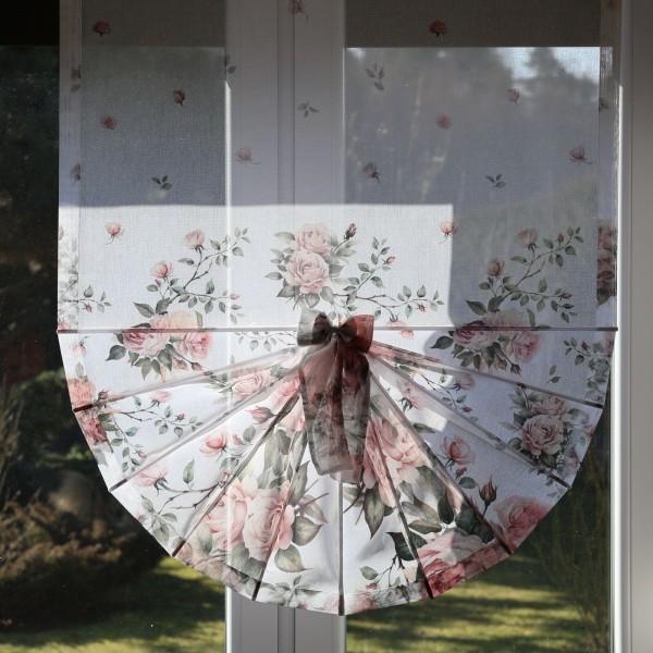 Firana panelowa wachlarz romantyczne róże 384 – Firany – zdjęcie 4