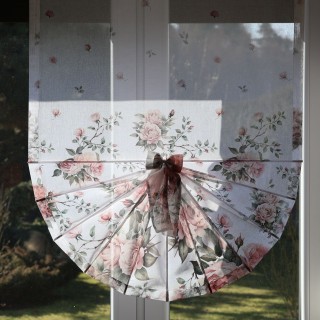 Firana panelowa wachlarz romantyczne róże 384 – Firany – zdjęcie 4