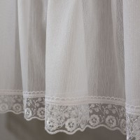 Firana zazdrostka do kuchni z koronką haftowaną 188 – Do kuchni – zdjęcie 5