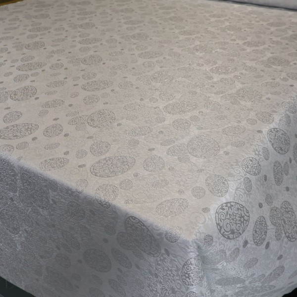 Tkanina obrusowa plamoodporna pisanki Wielkanoc 387 – Na metry – zdjęcie 3