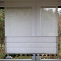 Firana panelowa ekran z czarnymi chwościkami 186 – Firany – zdjęcie 4