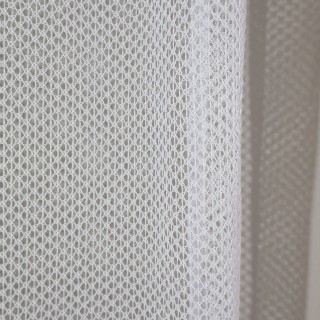 Firana siatka bukla biała lekka nowoczesna 394 – Firany – zdjęcie 1