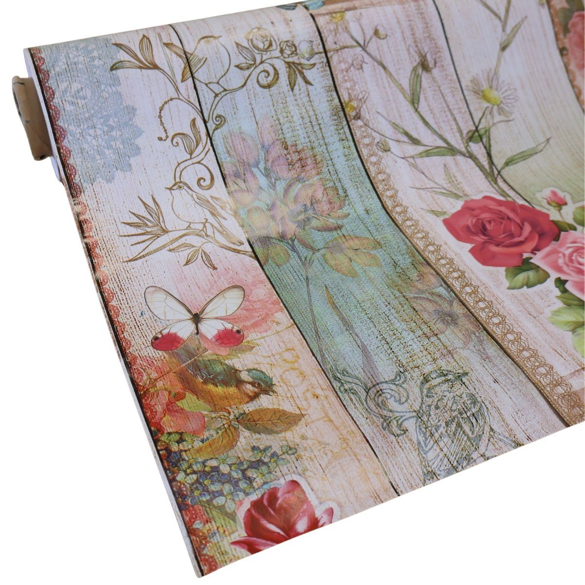 Cerata na stół romantyczna shabby chic kwiaty 399