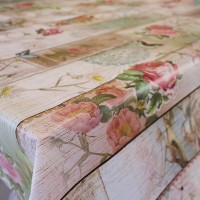 Cerata na stół romantyczna shabby chic kwiaty 399