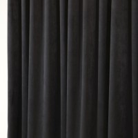 Zasłona velvet czarna zaciemniająca 402