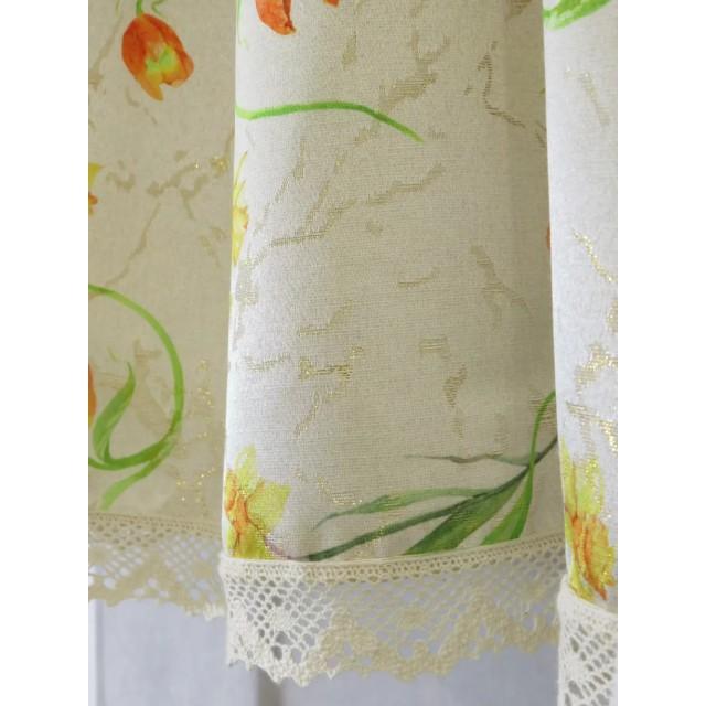Firana do kuchni żonkile komplet 068 – Do kuchni – zdjęcie 5