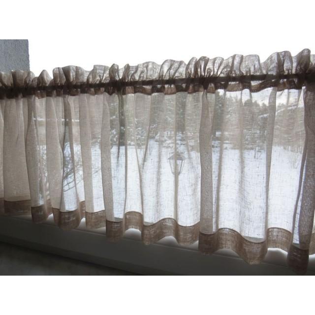 Firana zazdrostka do kuchni beżowa 069 – Do kuchni – zdjęcie 2