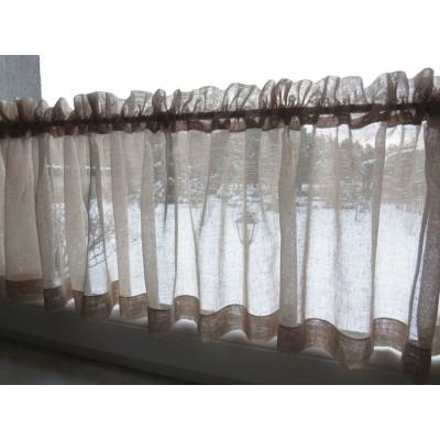 Firana zazdrostka do kuchni beżowa 069 – Do kuchni – zdjęcie 2