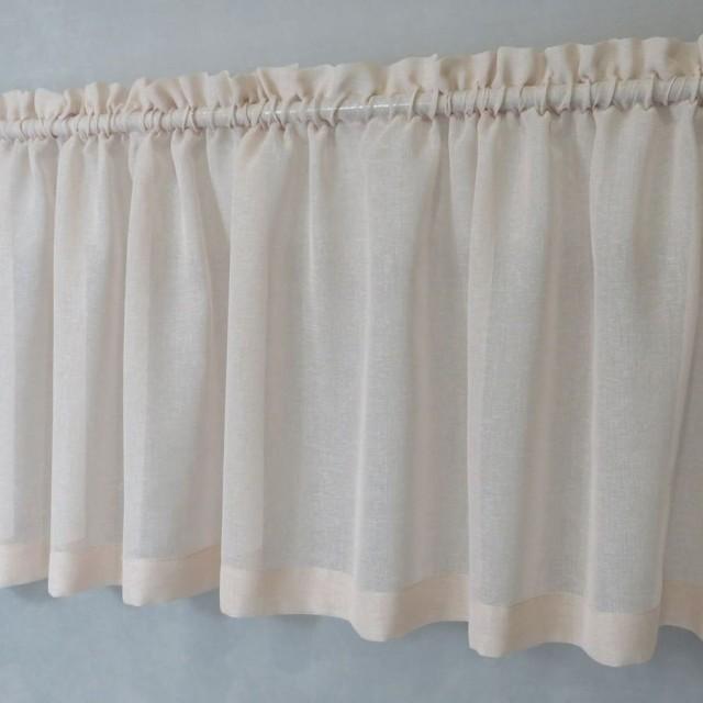 Firana zazdrostka różowa naturalny wygląd  071 – Do kuchni – zdjęcie 1