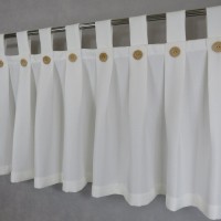 Firana biała lambrekin zazdrostka na szelkach 072 – Do kuchni – zdjęcie 1