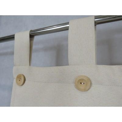 Firana zazdrostka na szelkach beżowa 074 – Do kuchni – zdjęcie 2