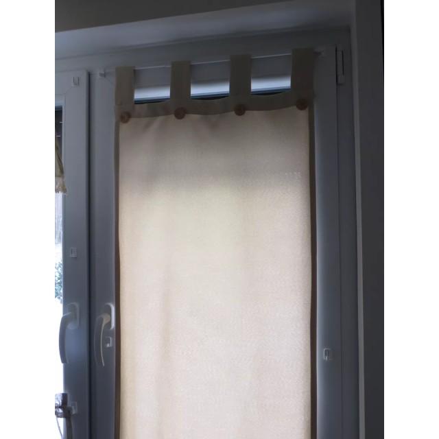 Firana zazdrostka na szelkach beżowa 074 – Do kuchni – zdjęcie 3