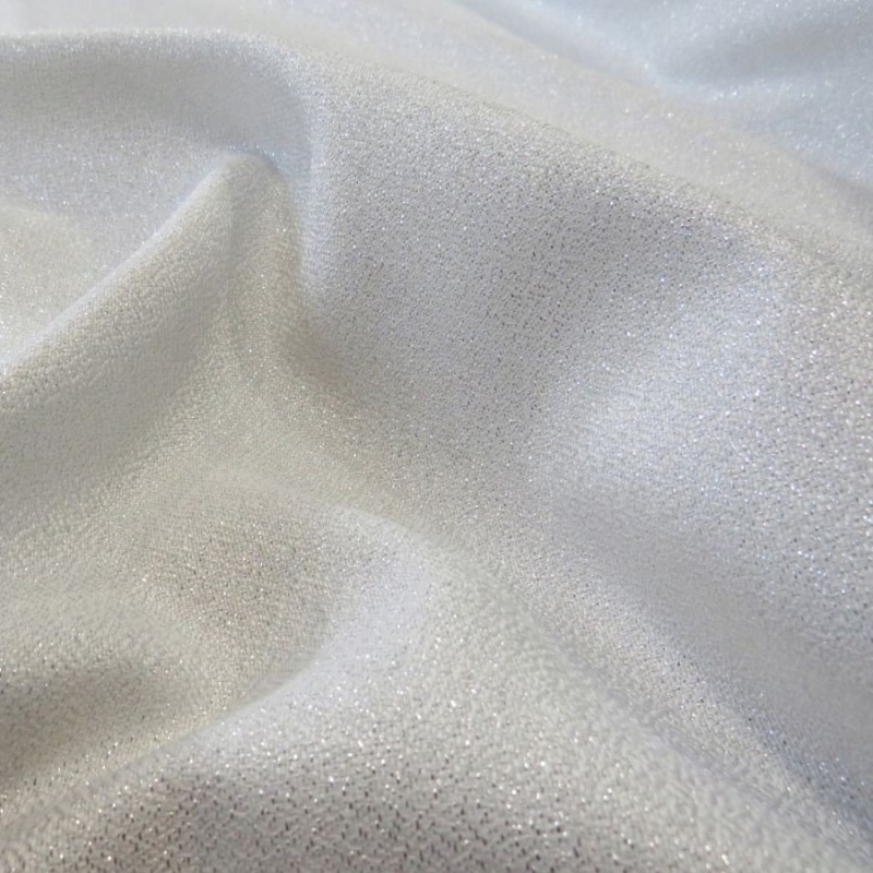 Tkanina obrusowa biała z dodatkiem srebrnego 040 Altisidora Firany Orzesze - 1