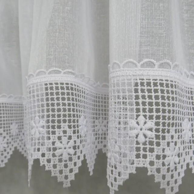 Firana do kuchni kwiaty komplet 075 – Do kuchni – zdjęcie 4