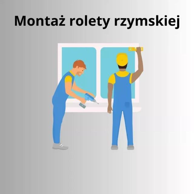 Montaż rolety rzymskiej 077 – Rolety rzymskie – zdjęcie 1