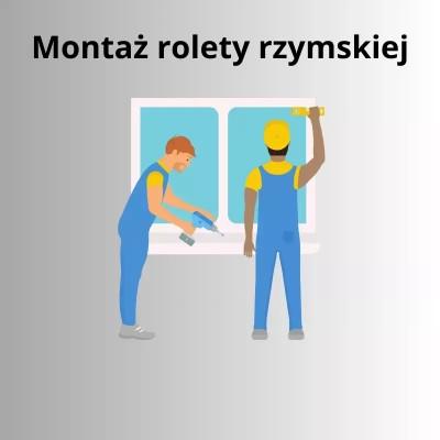Montaż rolety rzymskiej 077 – Rolety rzymskie – zdjęcie 1