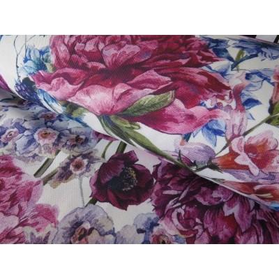 Zasłona gotowa w kwiaty retro 051 – Zasłony – zdjęcie 4