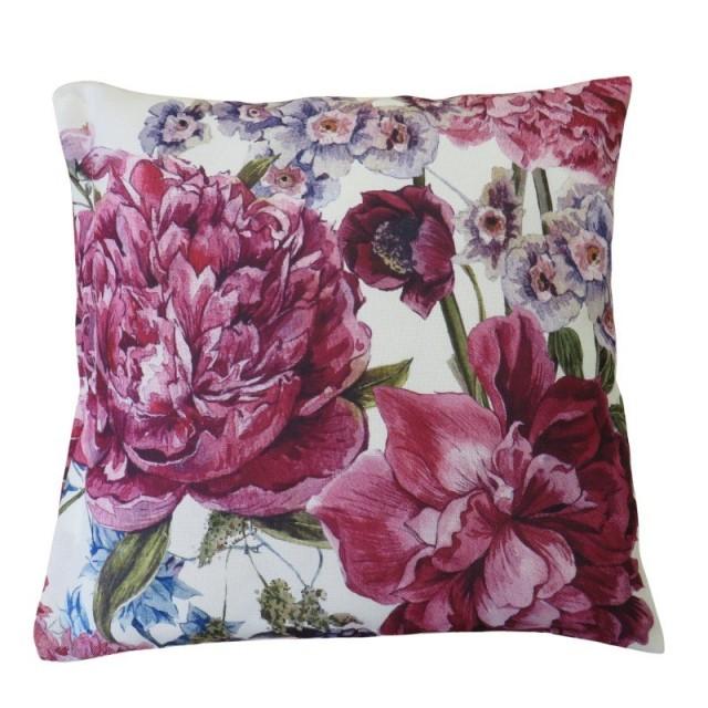 Poszewka dekoracyjna na poduszkę kwiaty retro 081 – Dodatki – zdjęcie 1