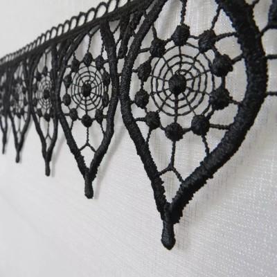 Firana panelowa z czarną gipiurą 083 – Firany – zdjęcie 2