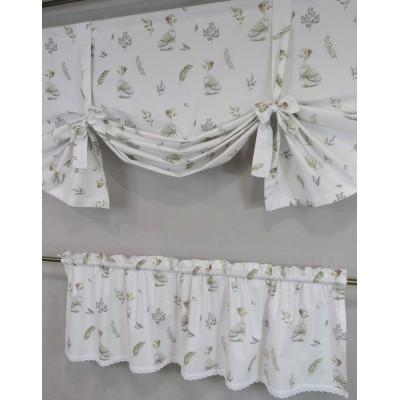 Firana komplet do kuchni bawełna gąski 085 – Do kuchni – zdjęcie 4