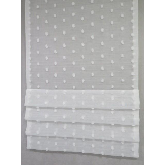 Firana panelowa z zakładkami pomponiki bąbelki 011 – Firany – zdjęcie 1