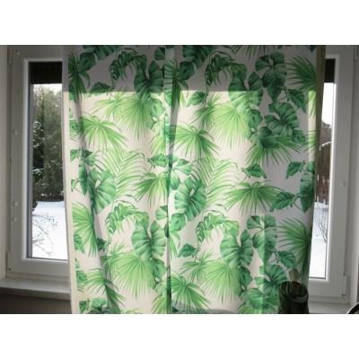 Tkanina zielone liście 090 – Na metry – zdjęcie 2