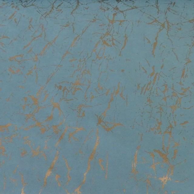 Tkanina marmurek turkusowo morski 091 – Na metry – zdjęcie 1