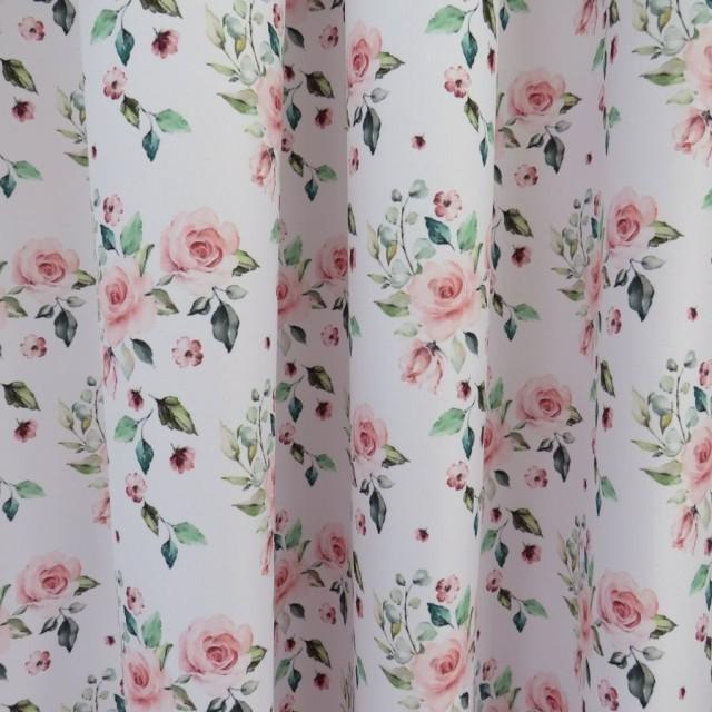 Zasłona w różyczki styl prowansalski 094 – Zasłony – zdjęcie 1