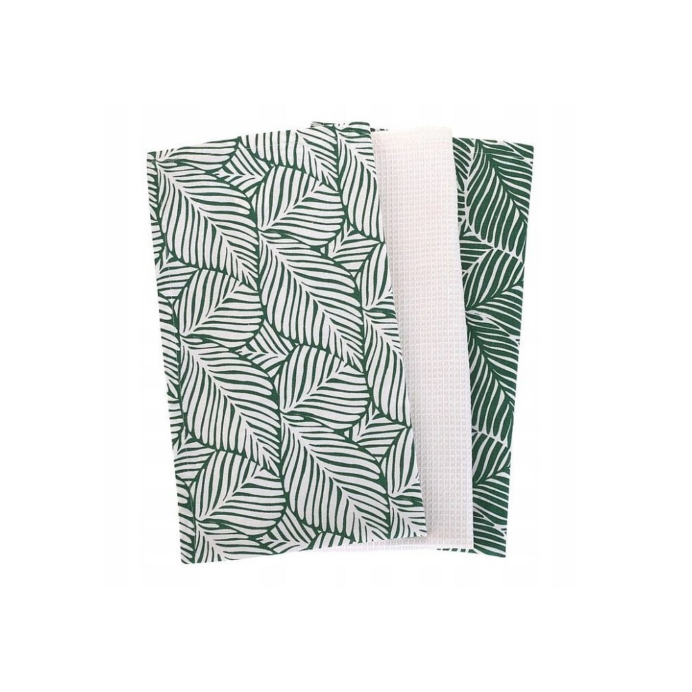 Komplet zielonych ręczników kuchennych upominek 097 Altisidora Firany Orzesze - 3