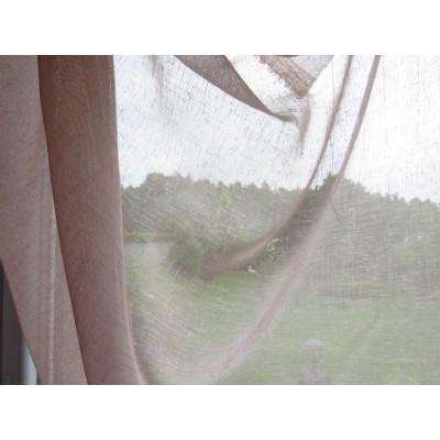 Tkanina firana w kolorze różowym 047 – Na metry – zdjęcie 4