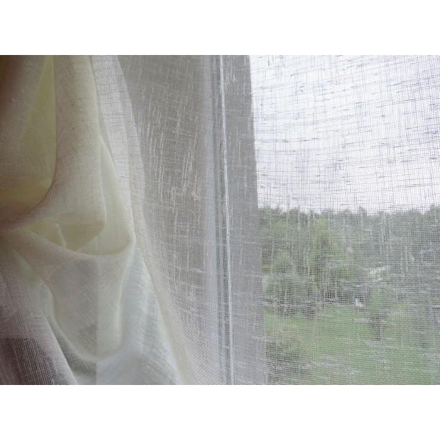 Tkanina firana w kolorze kremowym 048 – Na metry – zdjęcie 3