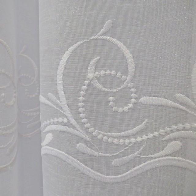 Prosta firana z ozdobną kantą 103 – Firany – zdjęcie 2