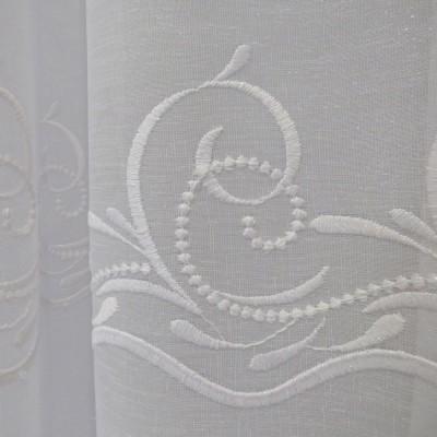 Prosta firana z ozdobną kantą 103 – Firany – zdjęcie 2