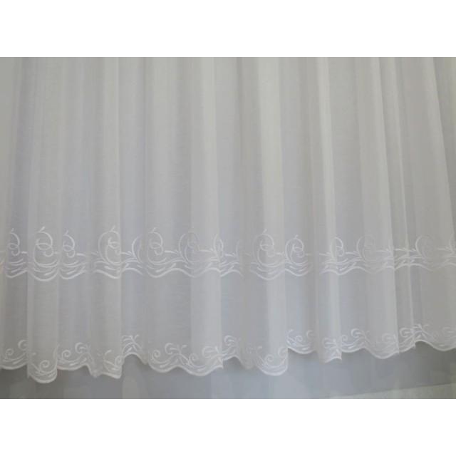 Prosta firana z ozdobną kantą 103 – Firany – zdjęcie 1