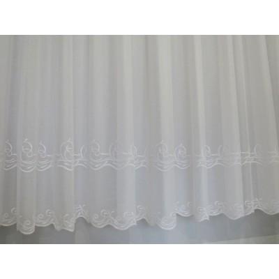 Prosta firana z ozdobną kantą 103 – Firany – zdjęcie 1