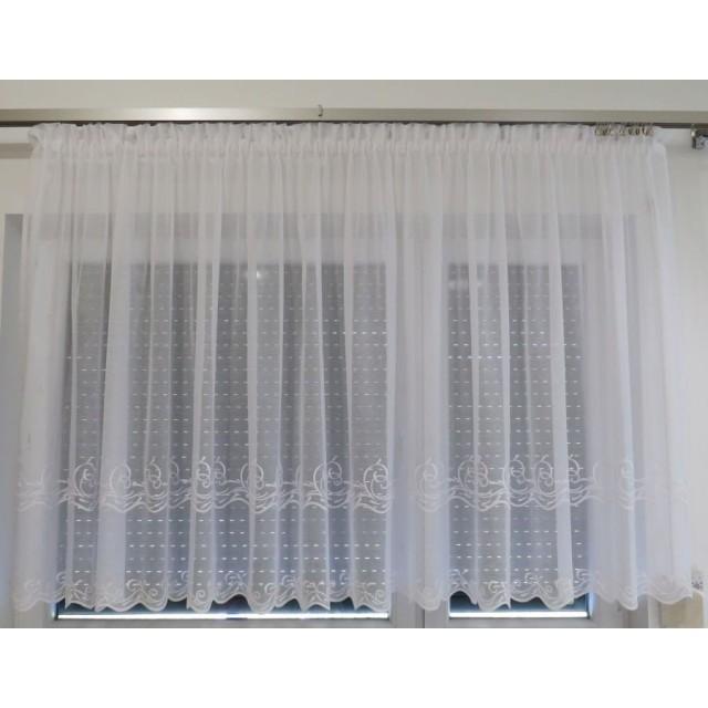 Prosta firana z ozdobną kantą 103 – Firany – zdjęcie 4