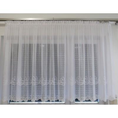 Prosta firana z ozdobną kantą 103 – Firany – zdjęcie 4