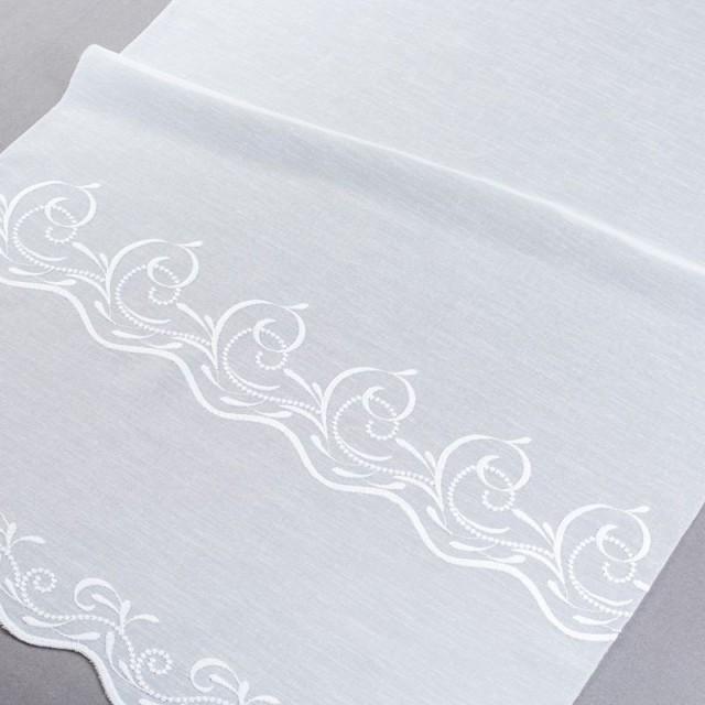 Prosta firana z ozdobną kantą 103 – Firany – zdjęcie 5