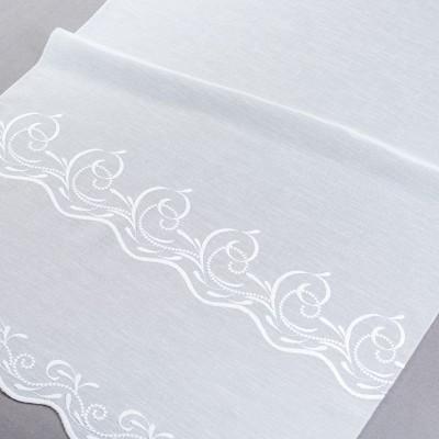 Prosta firana z ozdobną kantą 103 – Firany – zdjęcie 5