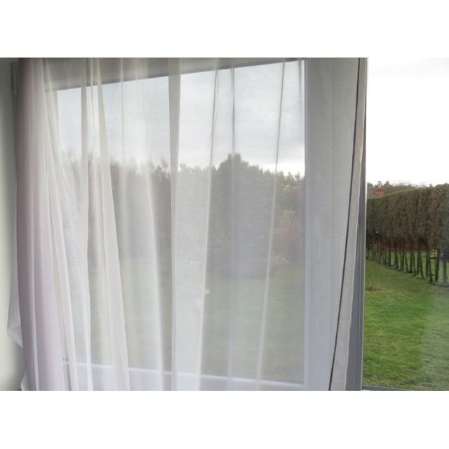 Tkanina firana typu deszczyk biała 105 – Na metry – zdjęcie 2
