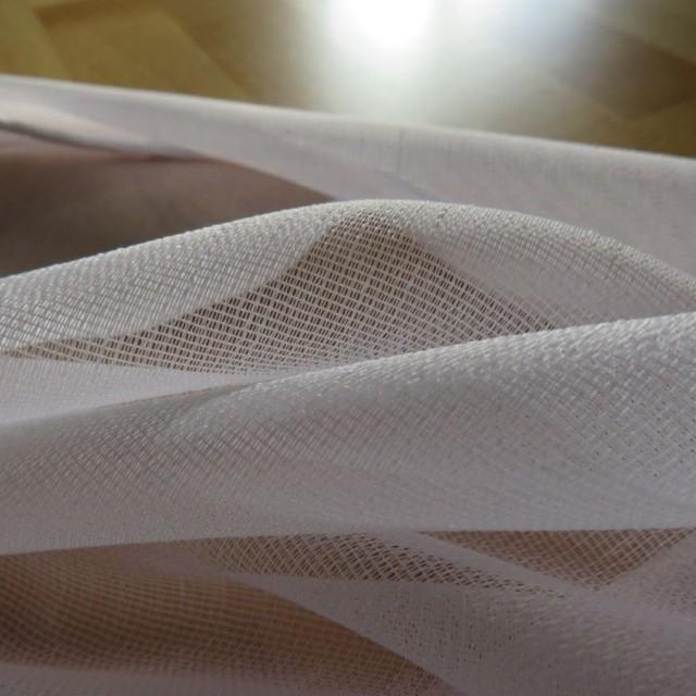 Tkanina firana typu deszczyk biała 105 – Na metry – zdjęcie 4