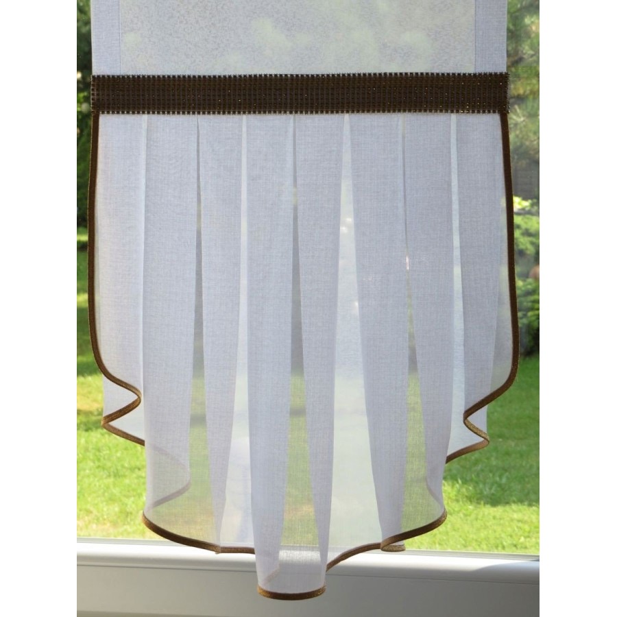 Firana panelowa żabot złote dodatki 112 – Firany – zdjęcie 3