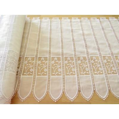 Firana zazdrostka do kuchni biała z haftem 114 – Do kuchni – zdjęcie 5