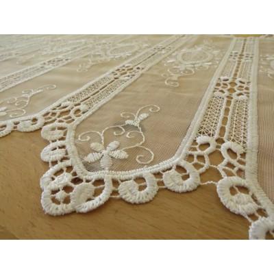 Firana zazdrostka do kuchni z gipiurą 116 – Do kuchni – zdjęcie 3