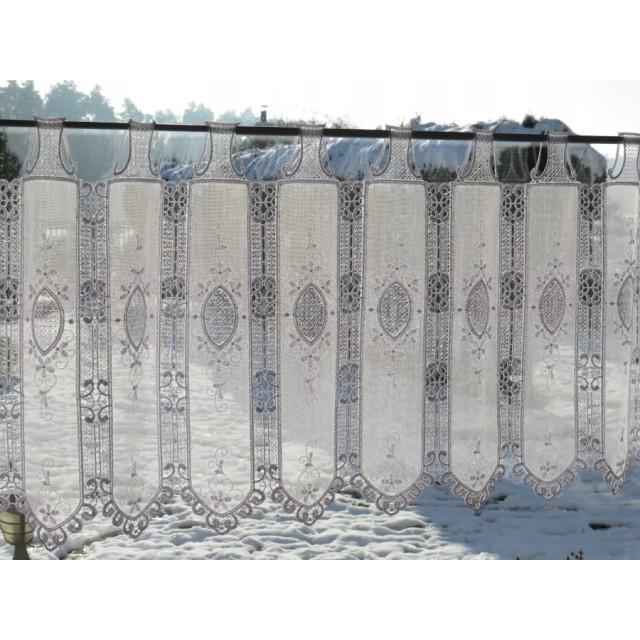 Firana zazdrostka do kuchni z gipiurą 116 – Do kuchni – zdjęcie 4