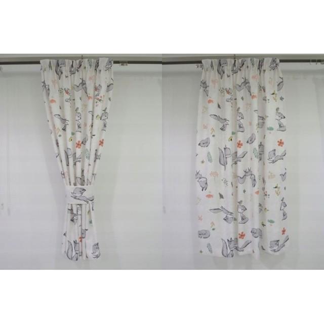 Zasłona dziecięca wzór lisy 123 – Zasłony – zdjęcie 2