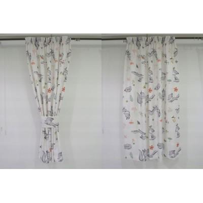 Zasłona dziecięca wzór lisy 123 – Zasłony – zdjęcie 2