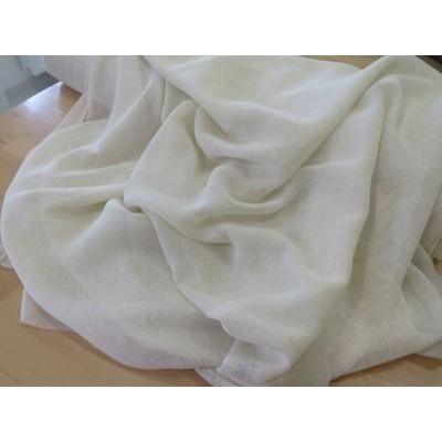 Tkanina firana w kolorze kremowym 048 – Na metry – zdjęcie 4