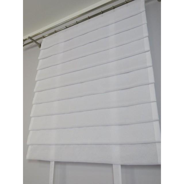 Firana panel z zakładkami biały 124 – Firany – zdjęcie 3